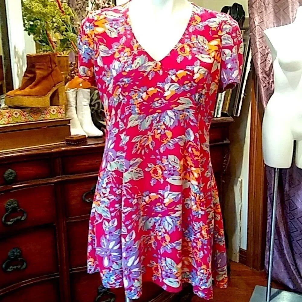 Vintage floral dress